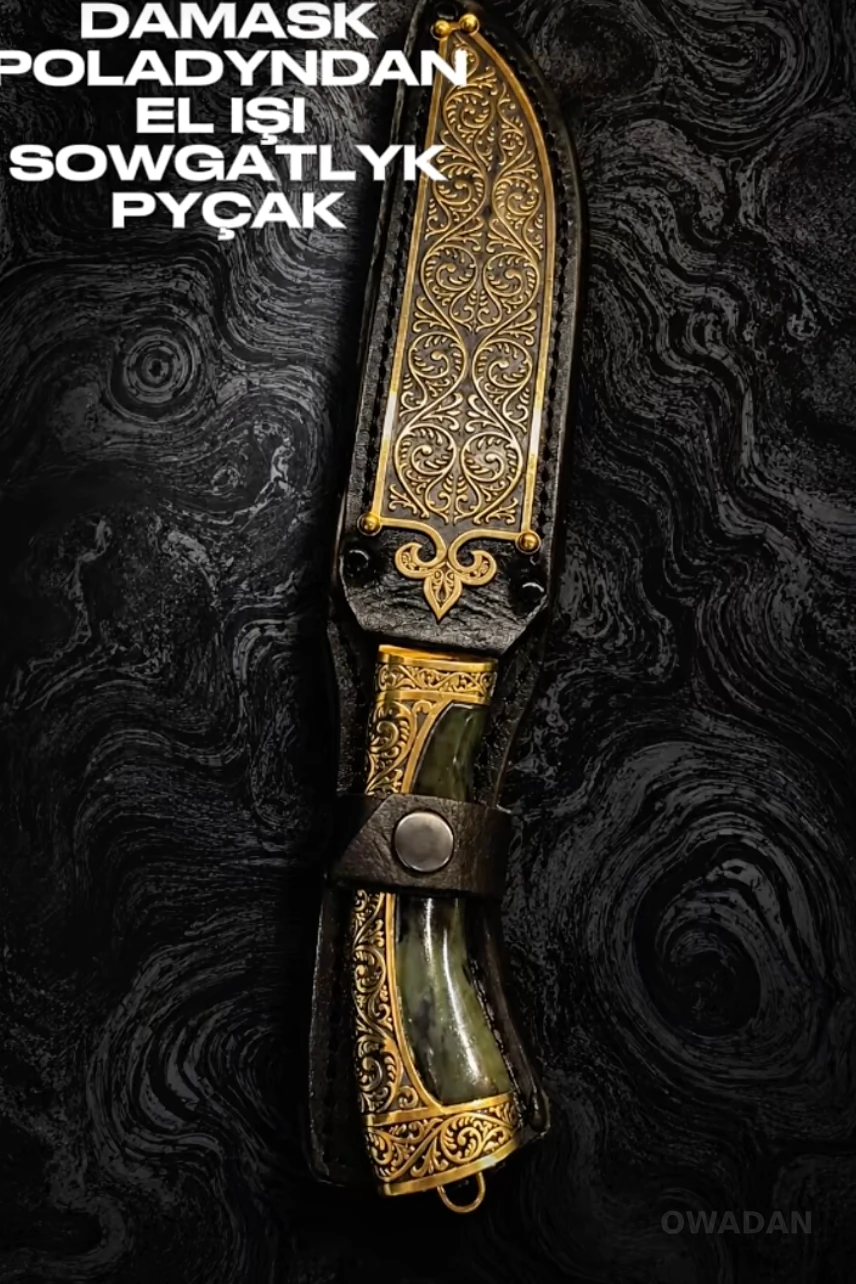 DAMASK POLADYNDAN SÜNNÄLÄP ŸASALAN PYÇAK