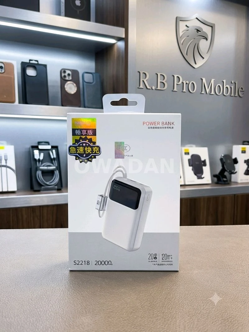 Pwer Bank 20000mah 120w