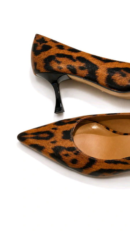 Leopard gündelik kabluk 👠